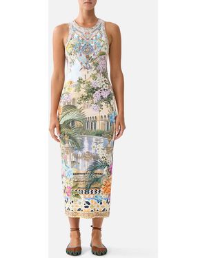 CAMILLA Jersey Tank Dress The Architects Of Alcázar - Multicolour