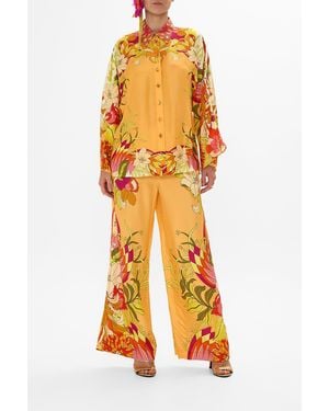 CAMILLA Wide Sleeve Blouse The Flower Child Society - Orange
