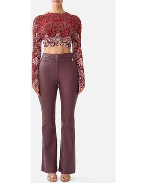 CAMILLA Tailored Leather Trouser Call Me A Carriage