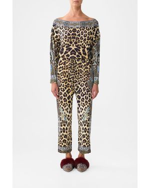 CAMILLA Lounge Jersey Jumpsuit Istanbul Animalia - Multicolour