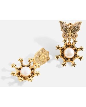 CAMILLA Empress Of Light Star Earrings - White