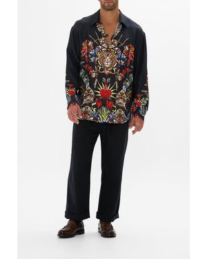 CAMILLA Oversized Shirt Leadlight Legends - Black