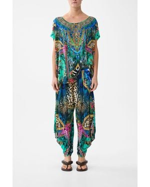 CAMILLA Loose Fit Tee - Blue