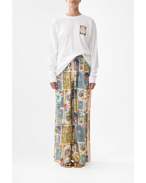 CAMILLA Long Sleeve Tee House Of Horoscopes - White