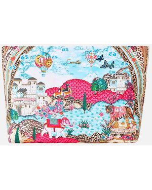 CAMILLA Large Makeup Clutch Miniature Moments - Multicolour