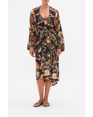 CAMILLA Oversized Layer With Tie Sleeve Stitched - Black