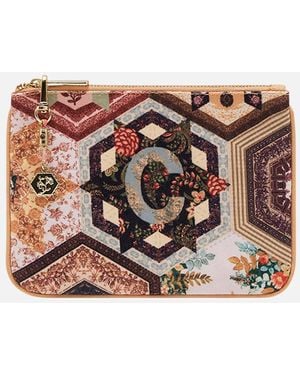 CAMILLA Coin And Phone Purse Stitched - Black