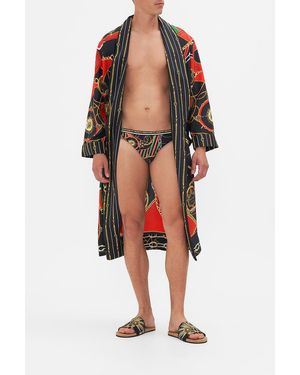 CAMILLA Athletic Swim Brief Club Aperitivo - Black