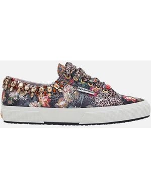 CAMILLA Camilla X Superga 2750 Printed Sneaker A Night - Black