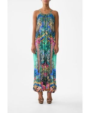 CAMILLA Balloon Jumpsuit Animal Alchemy - Blue