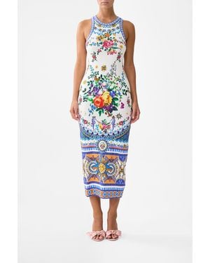 CAMILLA Jersey Tank Dress - Multicolour