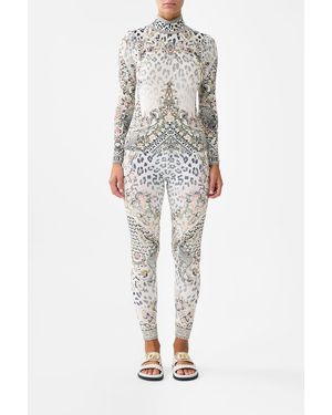 CAMILLA Jersey Turtleneck Marble Heaven - Grey