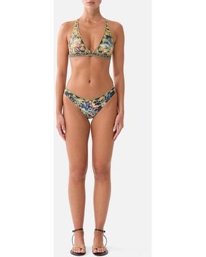 CAMILLA Dipped Waist Regular Bikini Bottom Palace Zoology - Orange