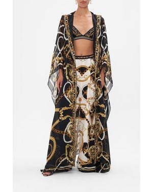 CAMILLA Oversized Robe Coast To Coast - Black