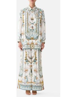 CAMILLA Single Pocket Shirt Ballad Of The Bibliothèque - White