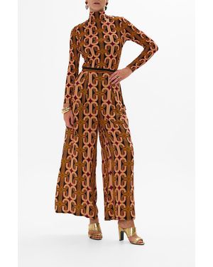 CAMILLA Jersey Turtleneck One Night - Brown