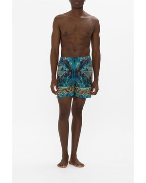 CAMILLA Mid Length Boardshort Defy Gravity - Green