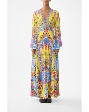 CAMILLA Kimono Sleeve Dress With Shirring Detail Sultanahmet Summer - White