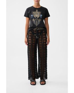 CAMILLA Lace Pant Song Of The Solstice - Black