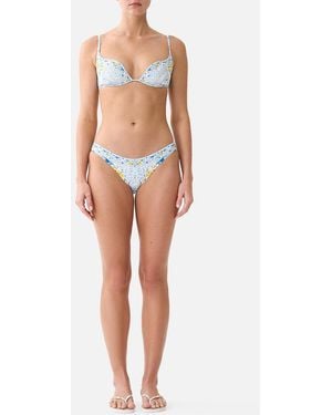 CAMILLA Continuous Underwire Bikini Top De Nada Granada - White