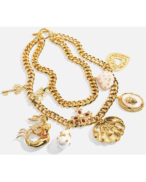 CAMILLA Queen Of Charms Statement Necklace - Metallic