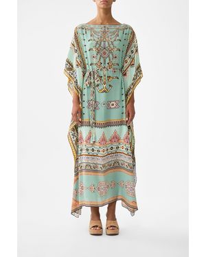 CAMILLA Scarf Kaftan With Tie Waist Legend Has It - Green