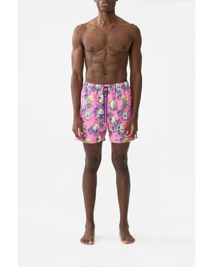 CAMILLA Mid Length Boardshort Salty Splendour - Red