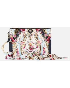 CAMILLA Ring Scarf Clutch Torero Libertine - White