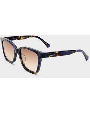CAMILLA Leave Of Absence Sunglasses Cobalt Tort - Brown