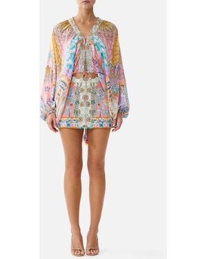 CAMILLA Micro Mini Skirt Howdy Gaudi - Pink