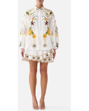 CAMILLA Balloon Sleeve Blouse Va Va Vintage - Multicolour
