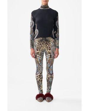 CAMILLA Leggings Istanbul Animalia - Black