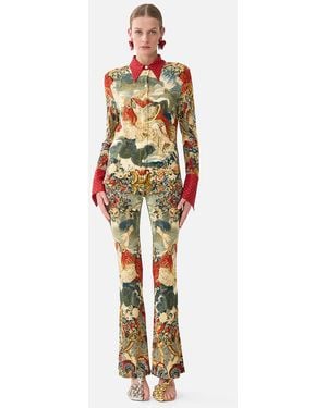 CAMILLA Fitted Jersey Shirt Meet Me - Metallic