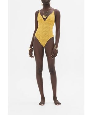 CAMILLA Mesh Tri Bodysuit - Multicolour