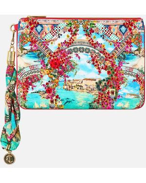 CAMILLA Scarf Clutch Meet Me - White