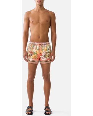 CAMILLA Short Length Boardshort With Elastic Waist Va Va Vintage - Multicolour