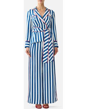 CAMILLA Pyjama Suit Jacket Sweet Sacré Bleu - Blue