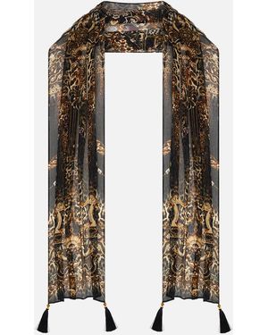 CAMILLA Long Scarf Baroque Around The Clock - Black