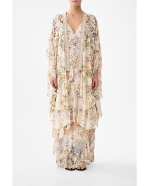 CAMILLA Scalloped Edge Layer Twilight - White