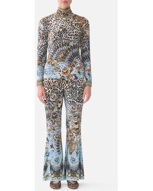 CAMILLA Jersey Turtleneck Fiesta, Siesta, Repeat - Multicolour