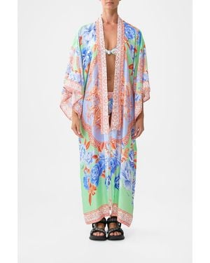 CAMILLA Kimono Layer With Collar Topkapi Pop - White