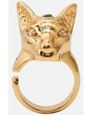 CAMILLA Global Nomad Bastet Ring - White