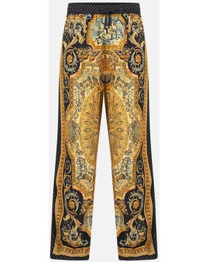 CAMILLA Lounge Pant With Elastic Waist Museum Memoirs - Multicolour