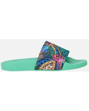 CAMILLA Amelia Pool Slides Animal Alchemy - Blue