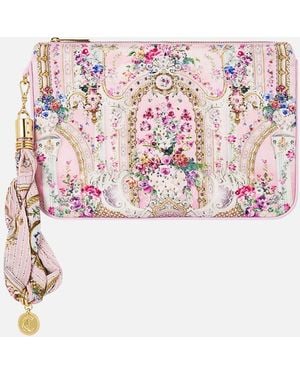 CAMILLA Scarf Clutch Palatial Pastels - Pink