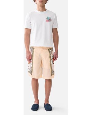 CAMILLA Long Walk Short With Fixed Waist House Of Horoscopes - Natural