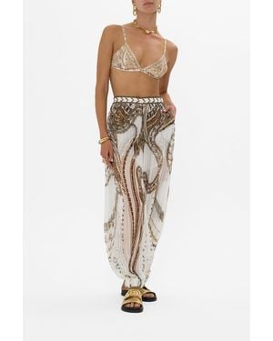 CAMILLA Crystal Embellished Bra Goddess Energy - White