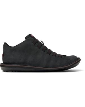 Camper Black Leather Ankle Boots