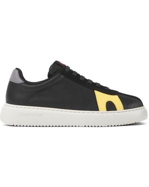 Camper Black And Blue Leather Sneakers