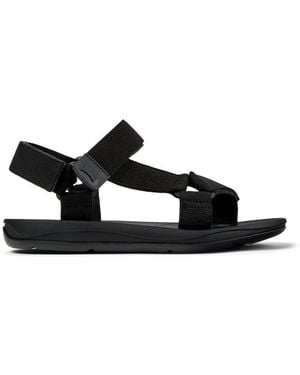Camper Match Strap Sandals - Black